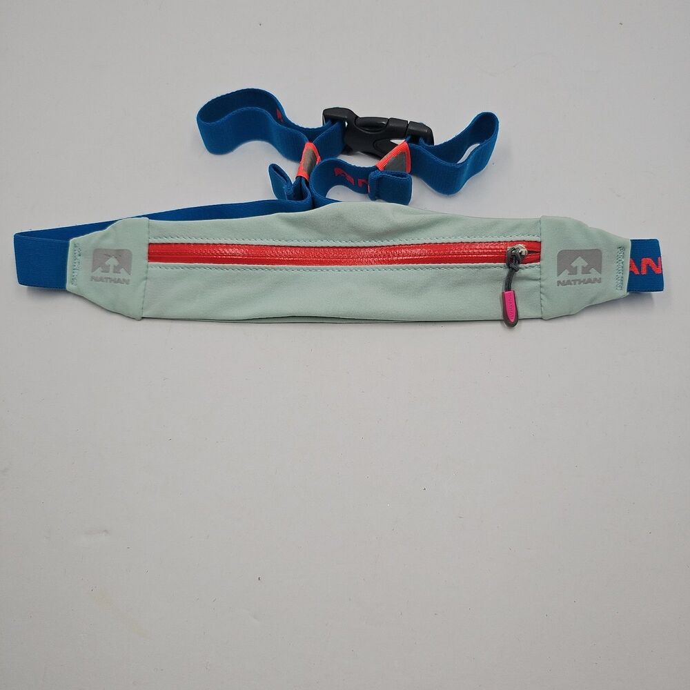 Nathan Fanny Pack Running Sports Belt Turquoise Pink